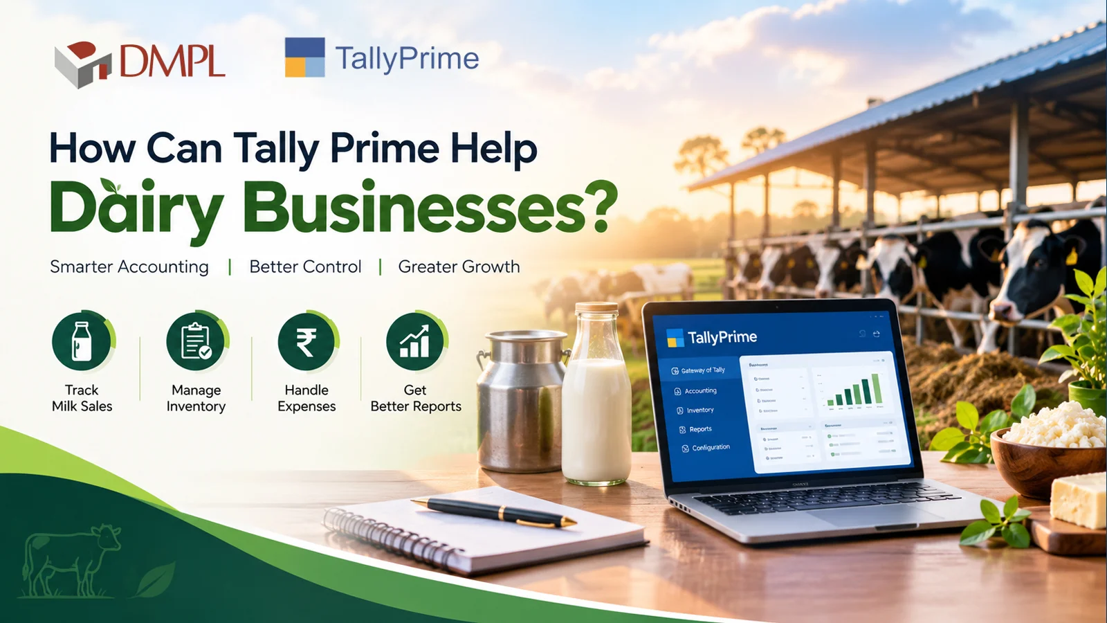 How Can Tally Prime Help Dairy Businesses? Complete guide