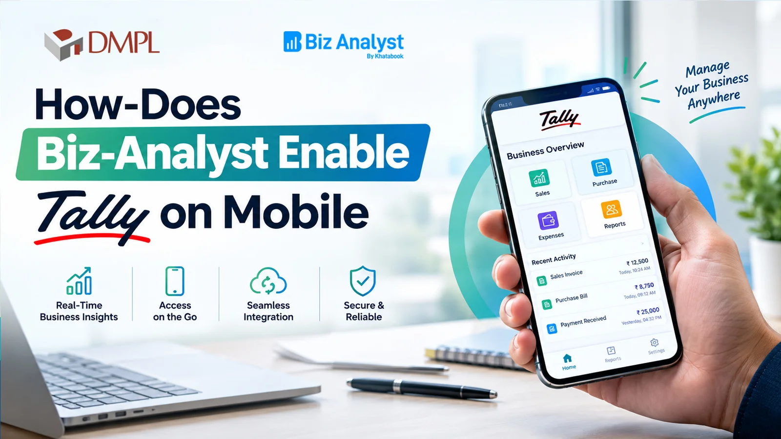 How does Biz Analyst enable Tally on Mobile with TallyPrime