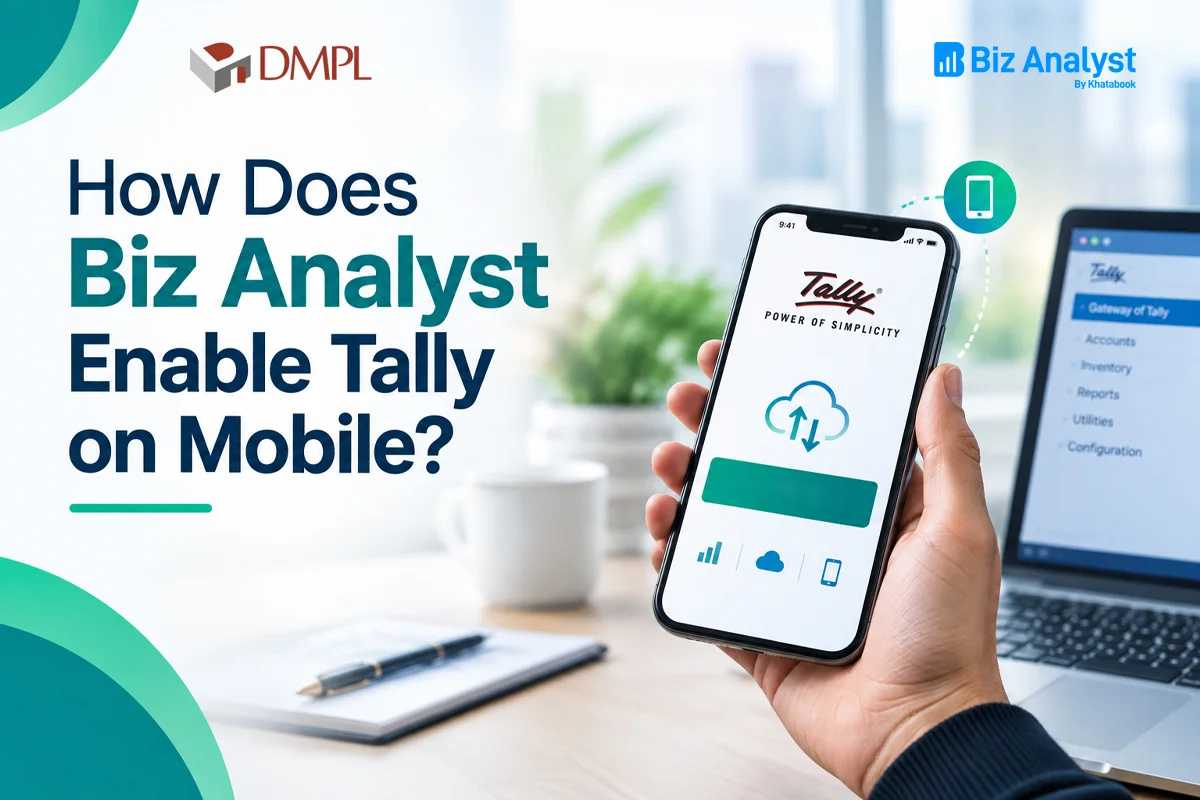 How does Biz Analyst enable Tally on Mobile?
