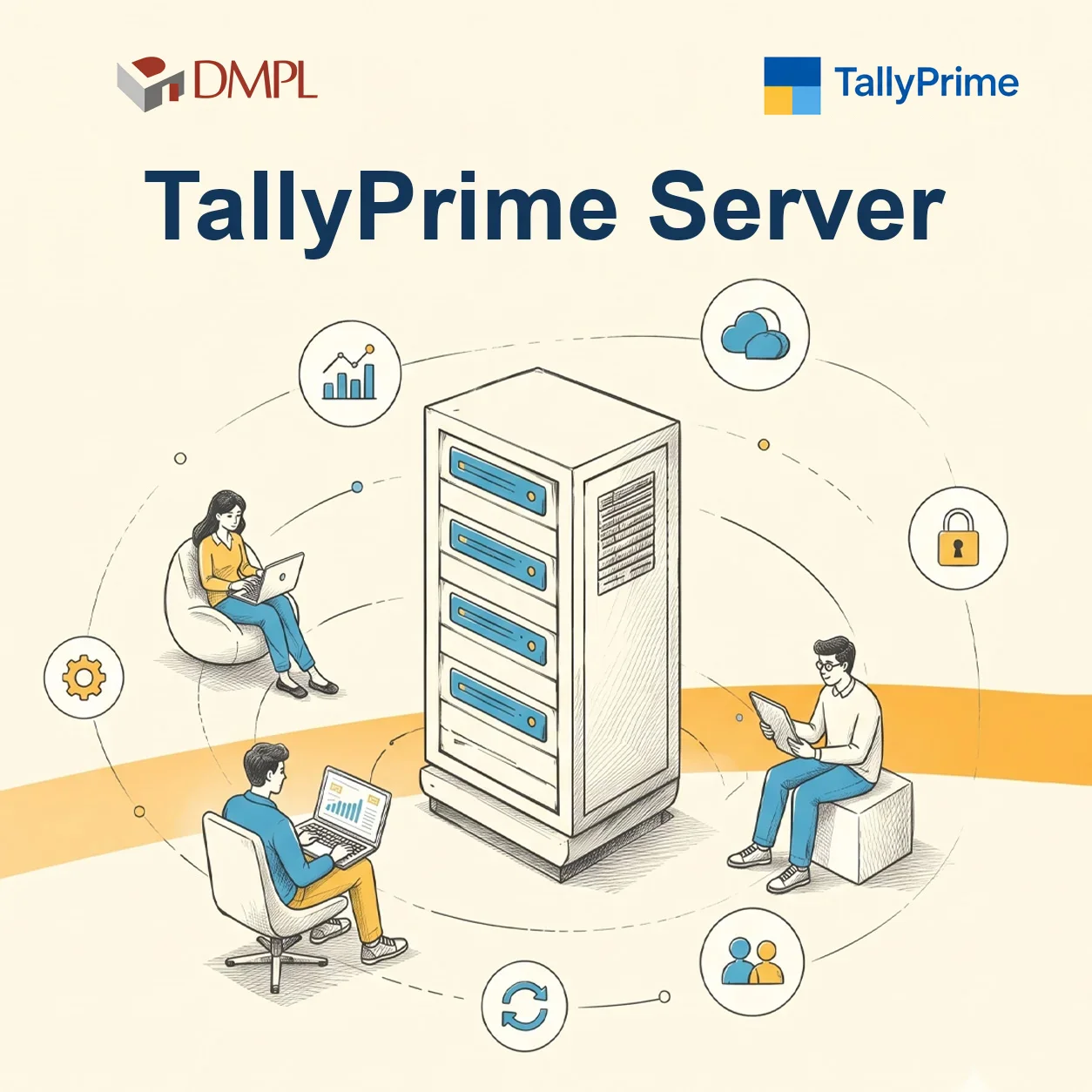 TallyPrime Server for secure multi-user business operations by Doric Multimedia