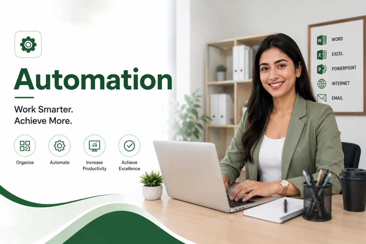 Office Automation Computer and Microsoft Office Skills Course